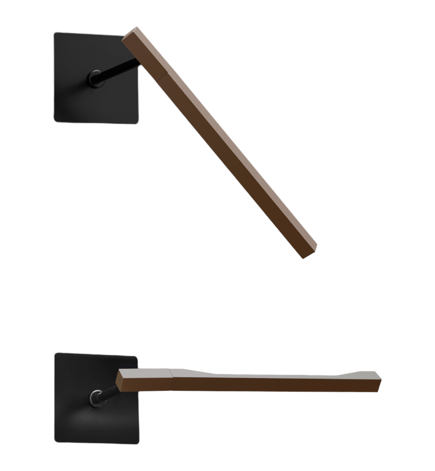 Ilo Wall- and Ceiling Lamp Bronze Satin Oluce