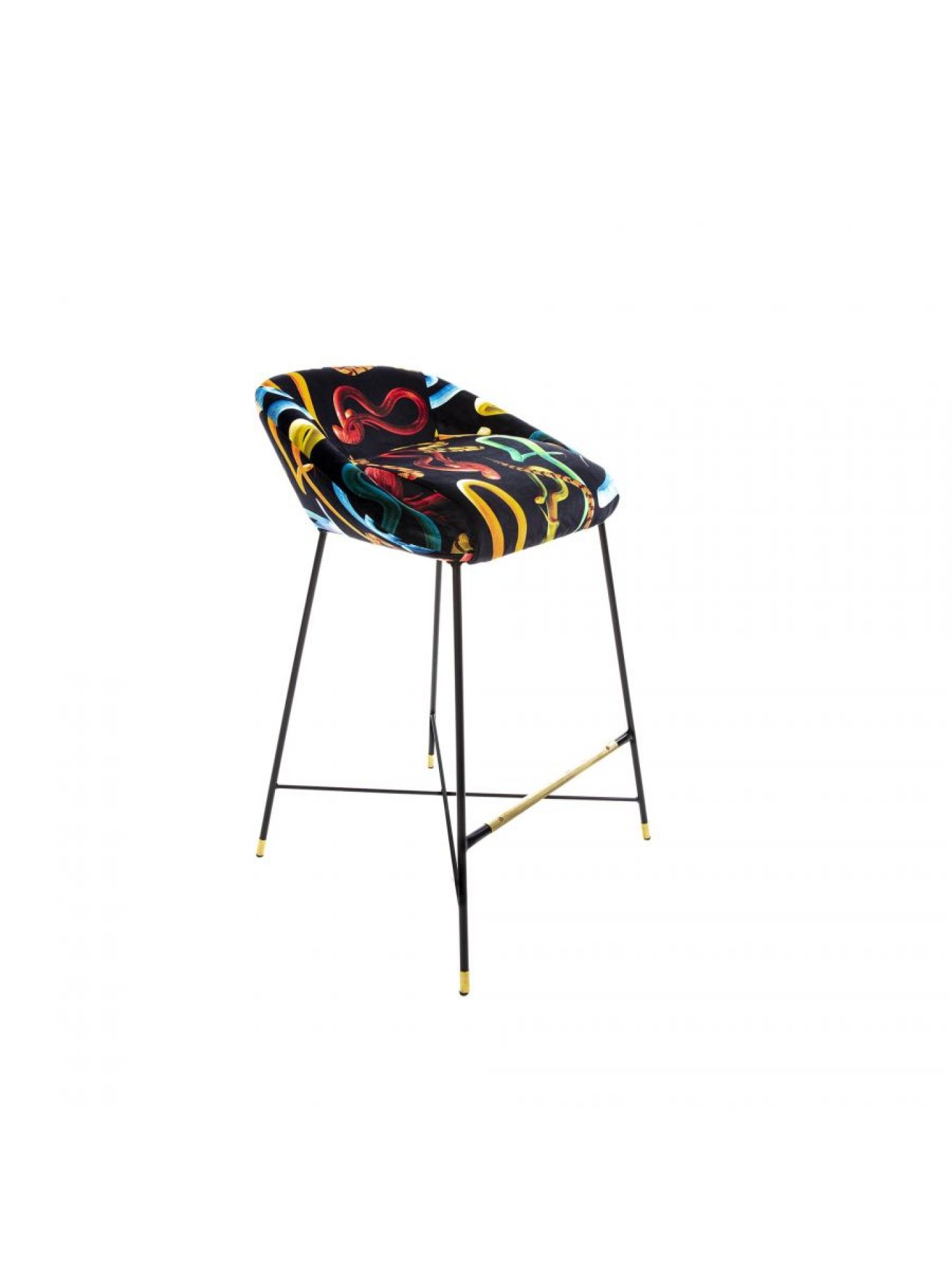 Toiletpaper high stool Snakes Seletti