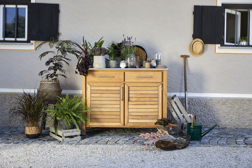 Deck 2-Piece Element Planting Board Outdoor Weishäupl