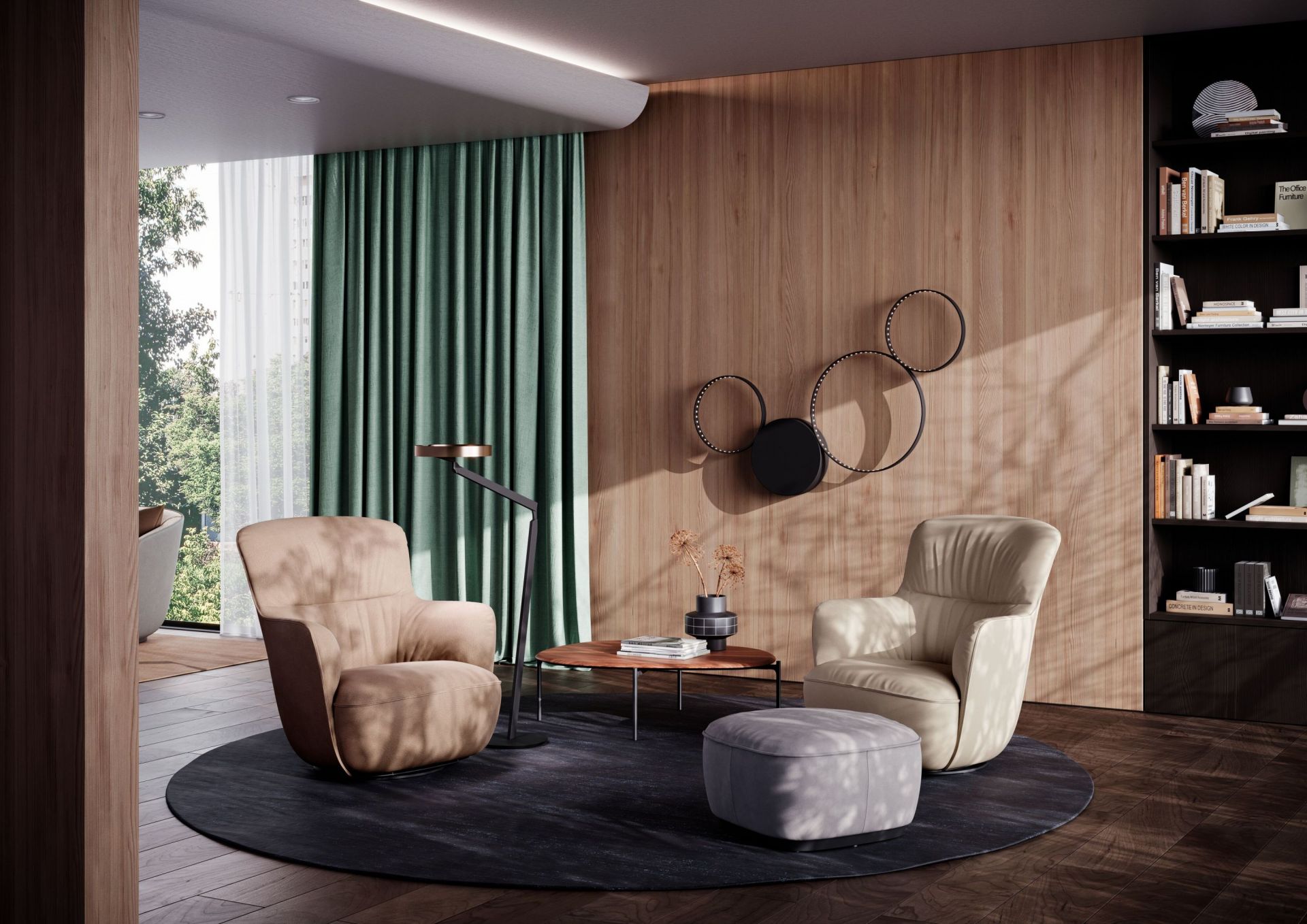 Ishino Stool Walter Knoll