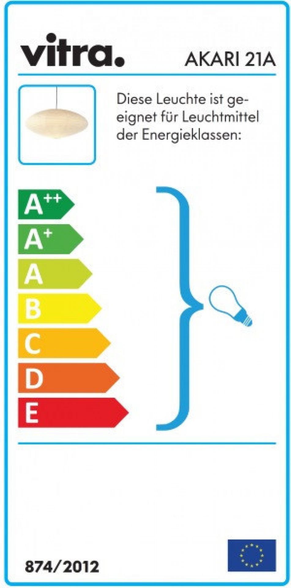 Akari 26A / 21A / 15A Pendant Light Vitra