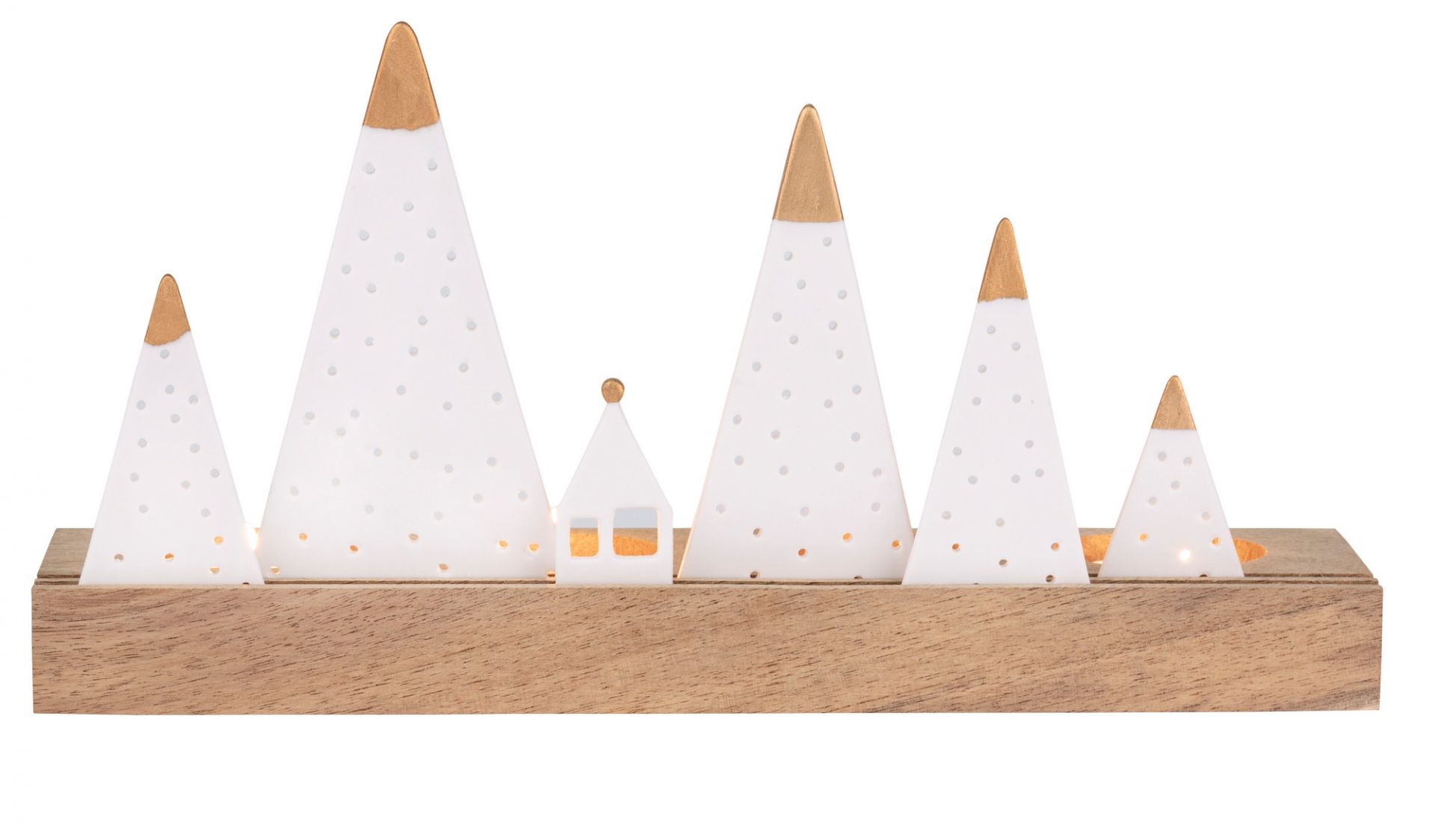Living Xmas light object mountain Räder