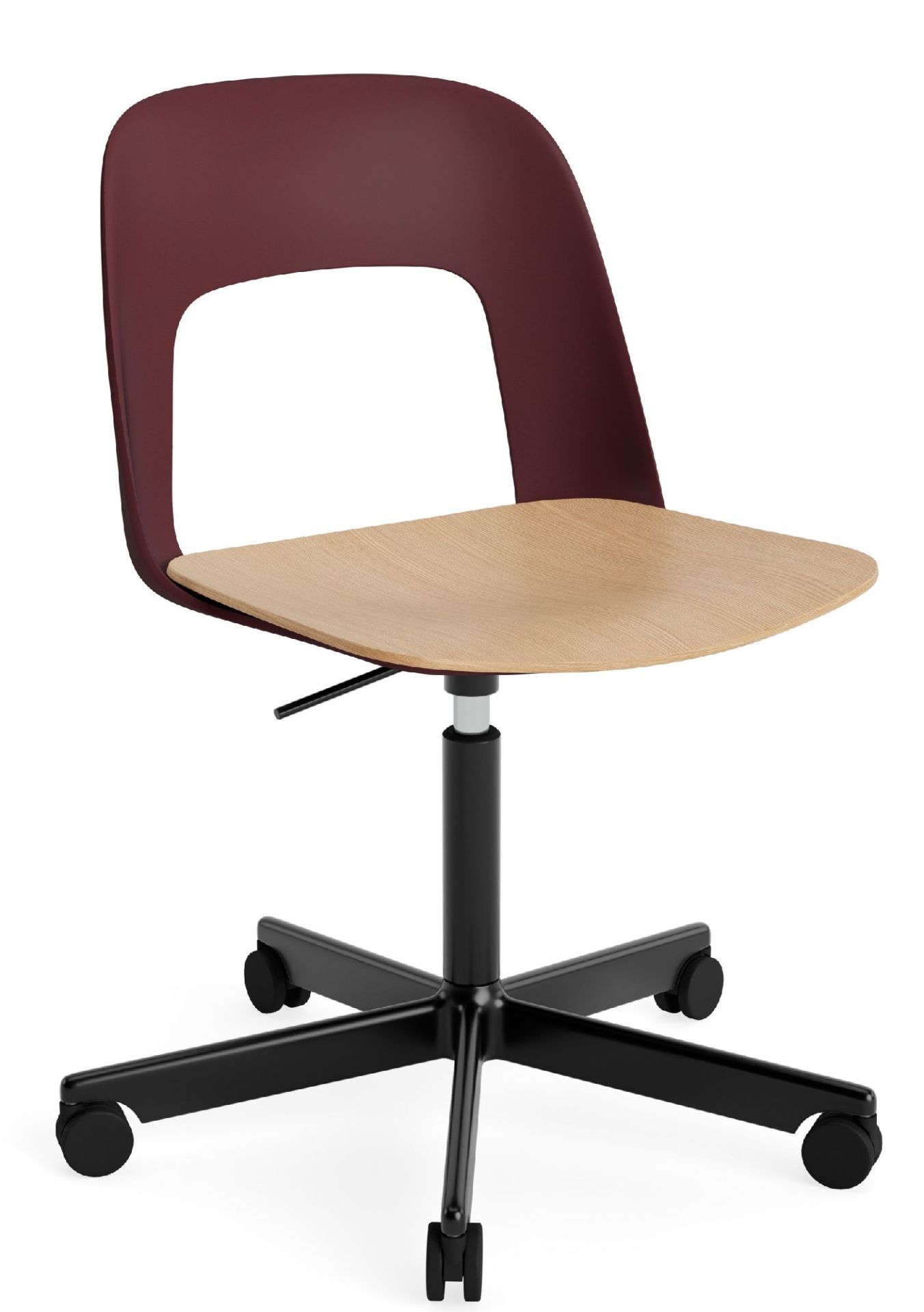 Layout Side Chair 142 5-star swivel base chair Hay  
