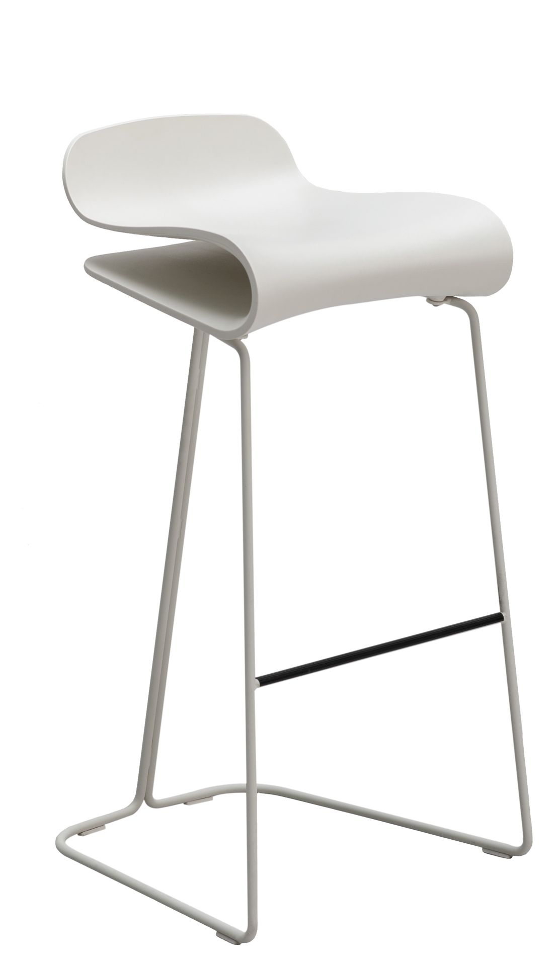 BCN bar stool with sled base Kristalia