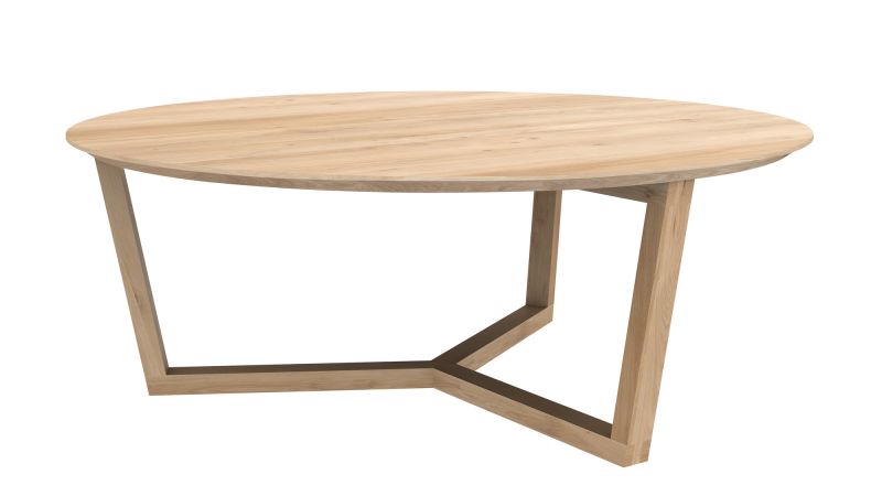 Tripod coffee table oak Ethnicraft