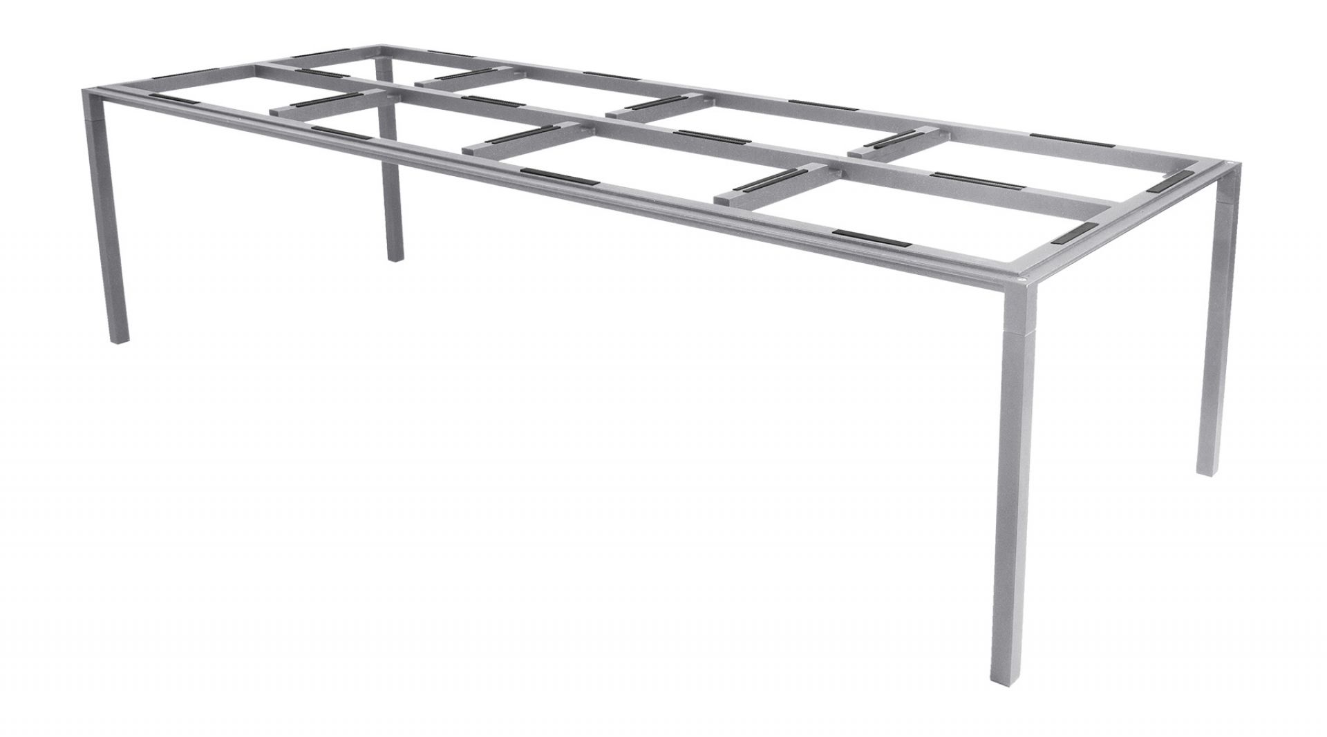 Pure Outdoor Dining table large W 280 x D 100 x H 73 cm Light grey frame Concrete grey top Cane-Line