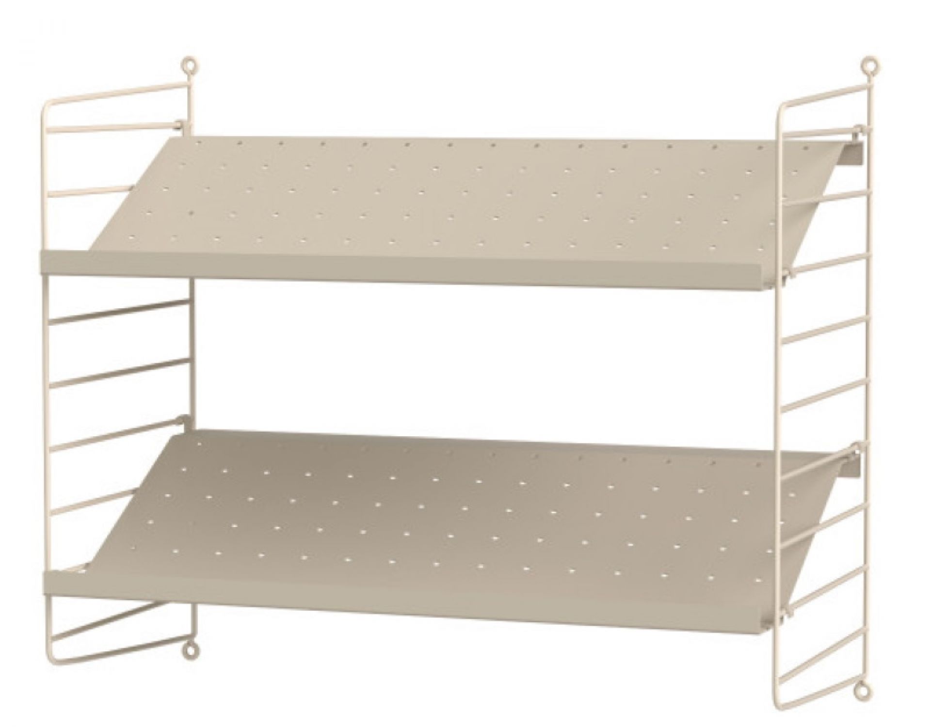 String Hallway Wall Shelving System F String Furniture Beige - Beige