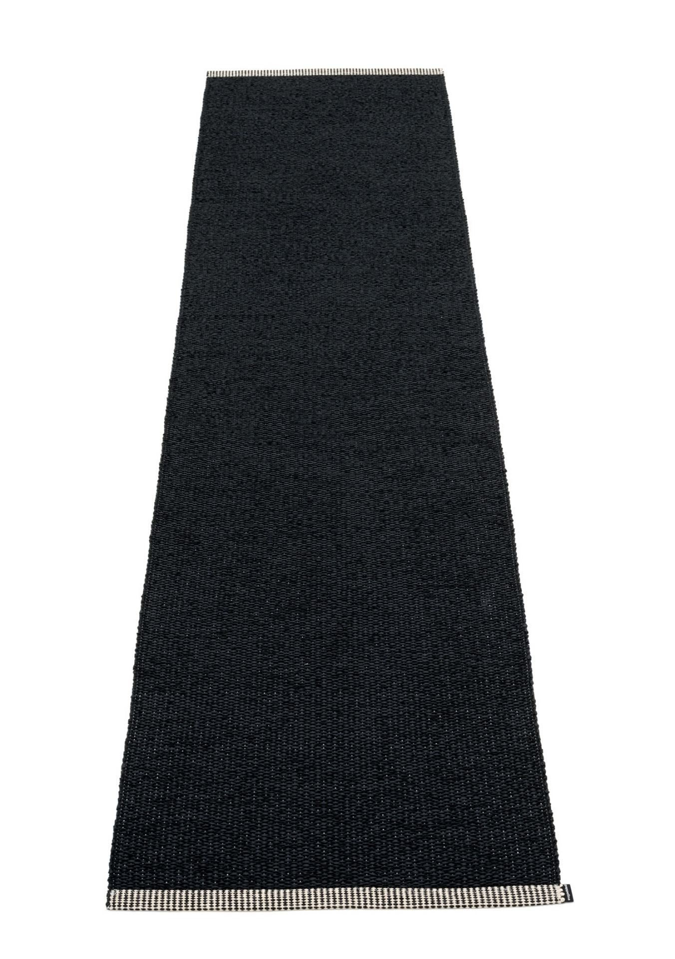 Mono Plastic Carpet 60x250 Pappelina Black