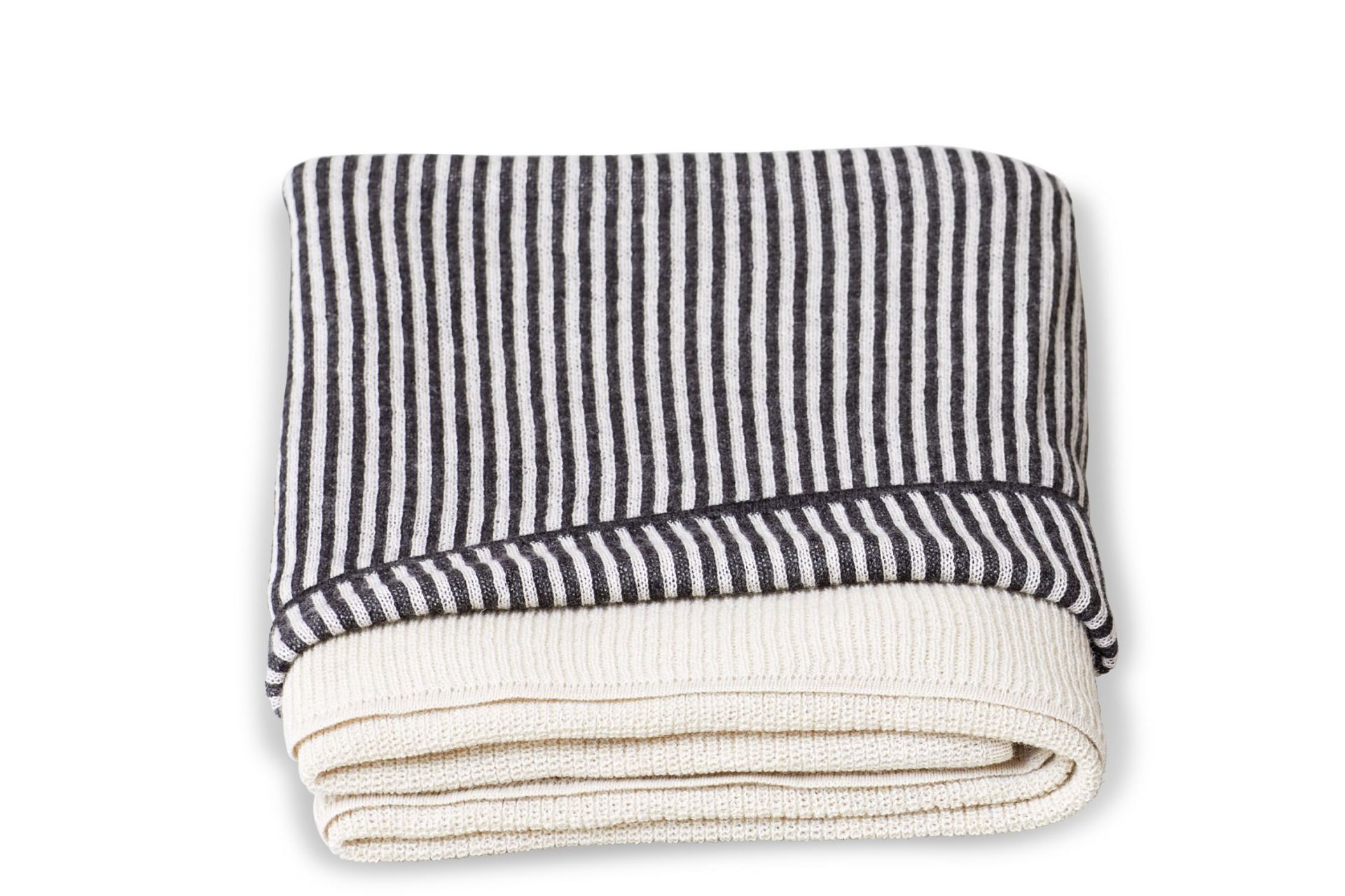 Aymara Plaid 170x130 Rib Cream Form & Refine