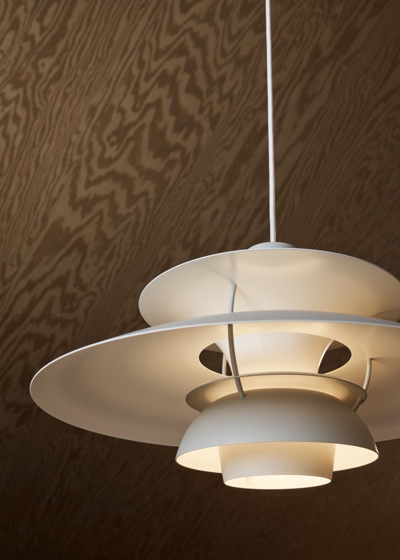 PH 5 Monochrome Pendant light Louis Poulsen Dusty Indigo