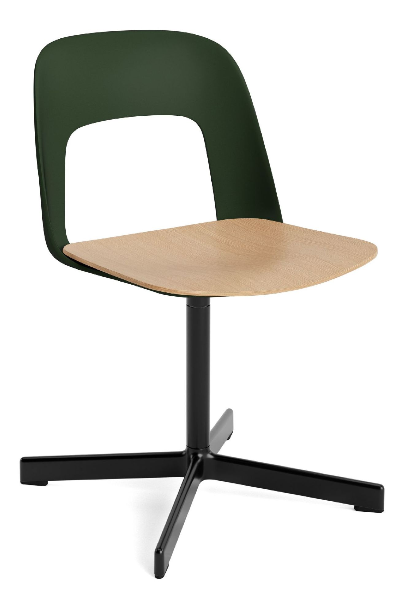 Layout Side Chair 132 4-star swivel base chair Hay 
