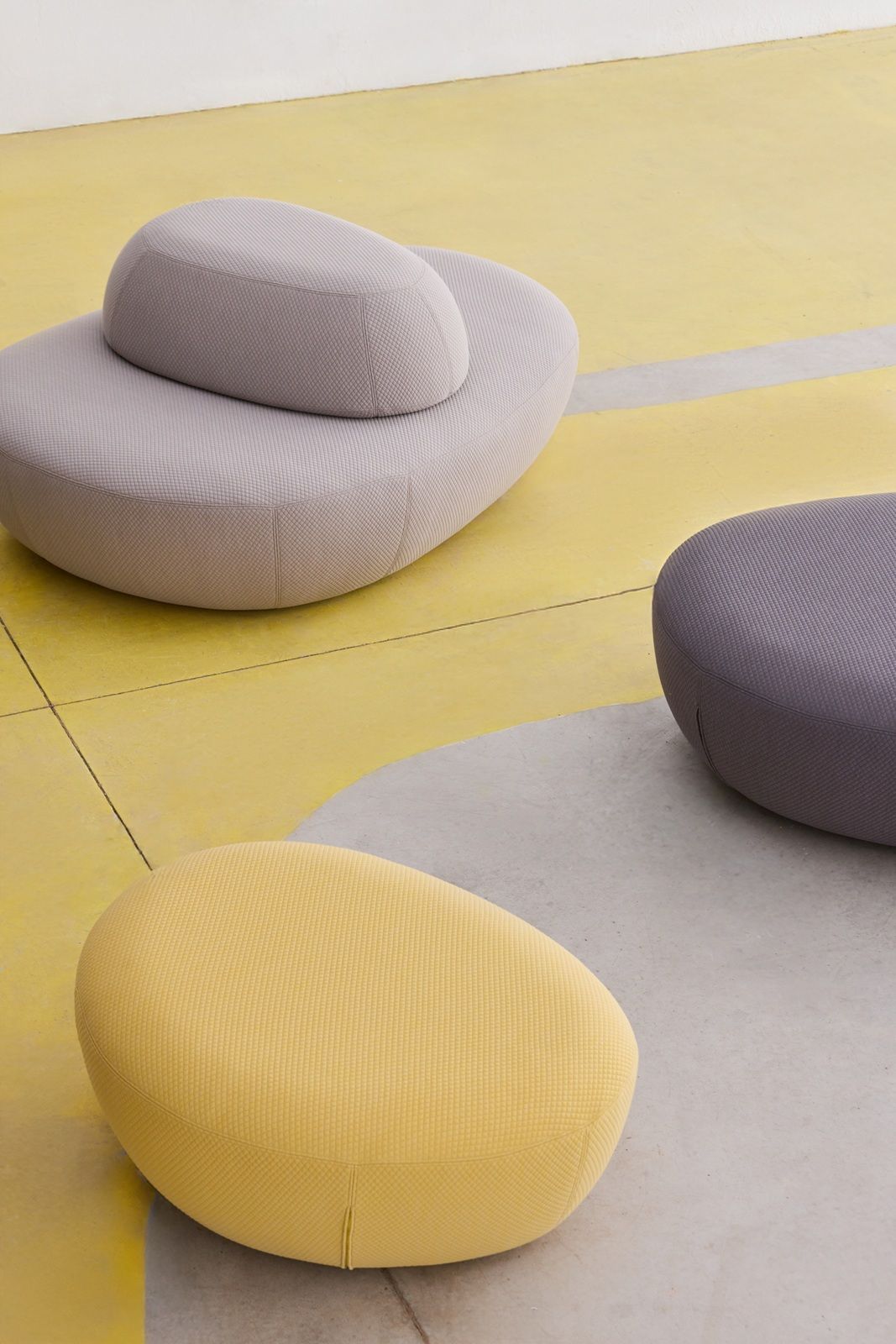 Sisters pouf stool Softline