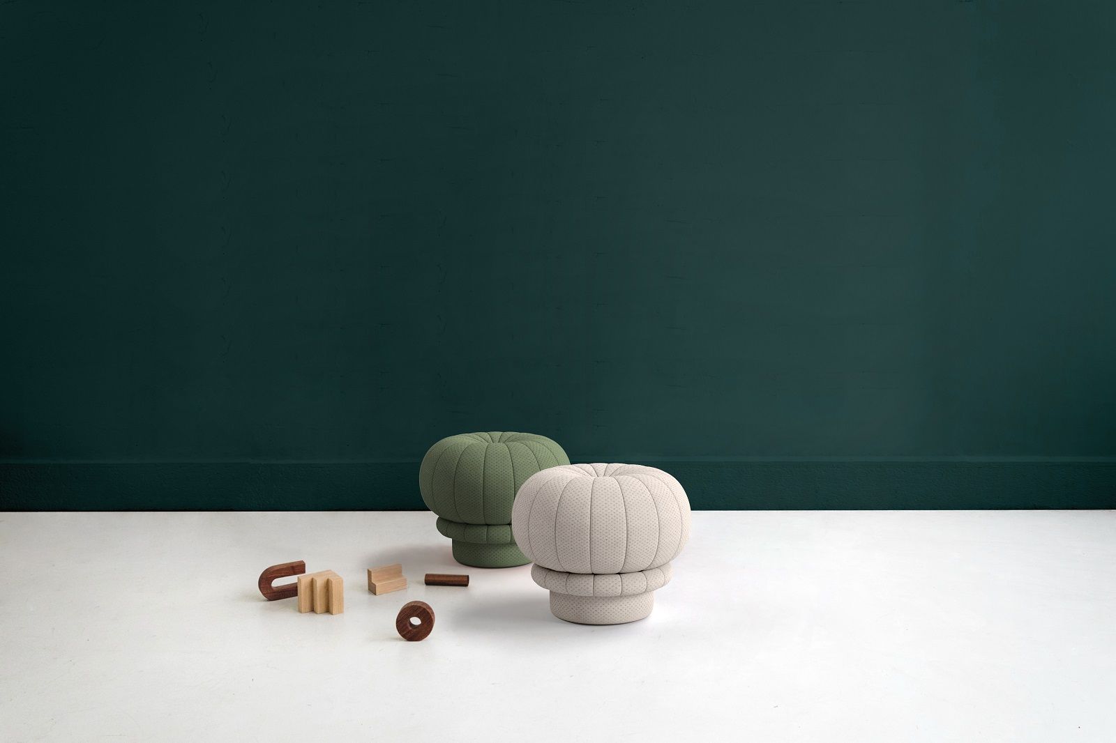 Claudie pouf stool Hartô
