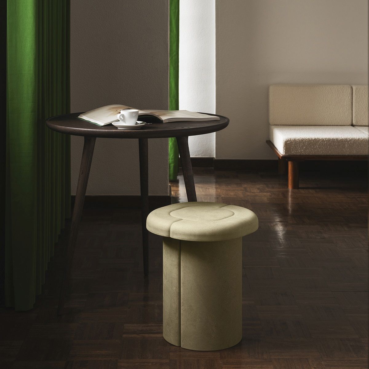 Alder Stool Indoor / Outdoor Mater