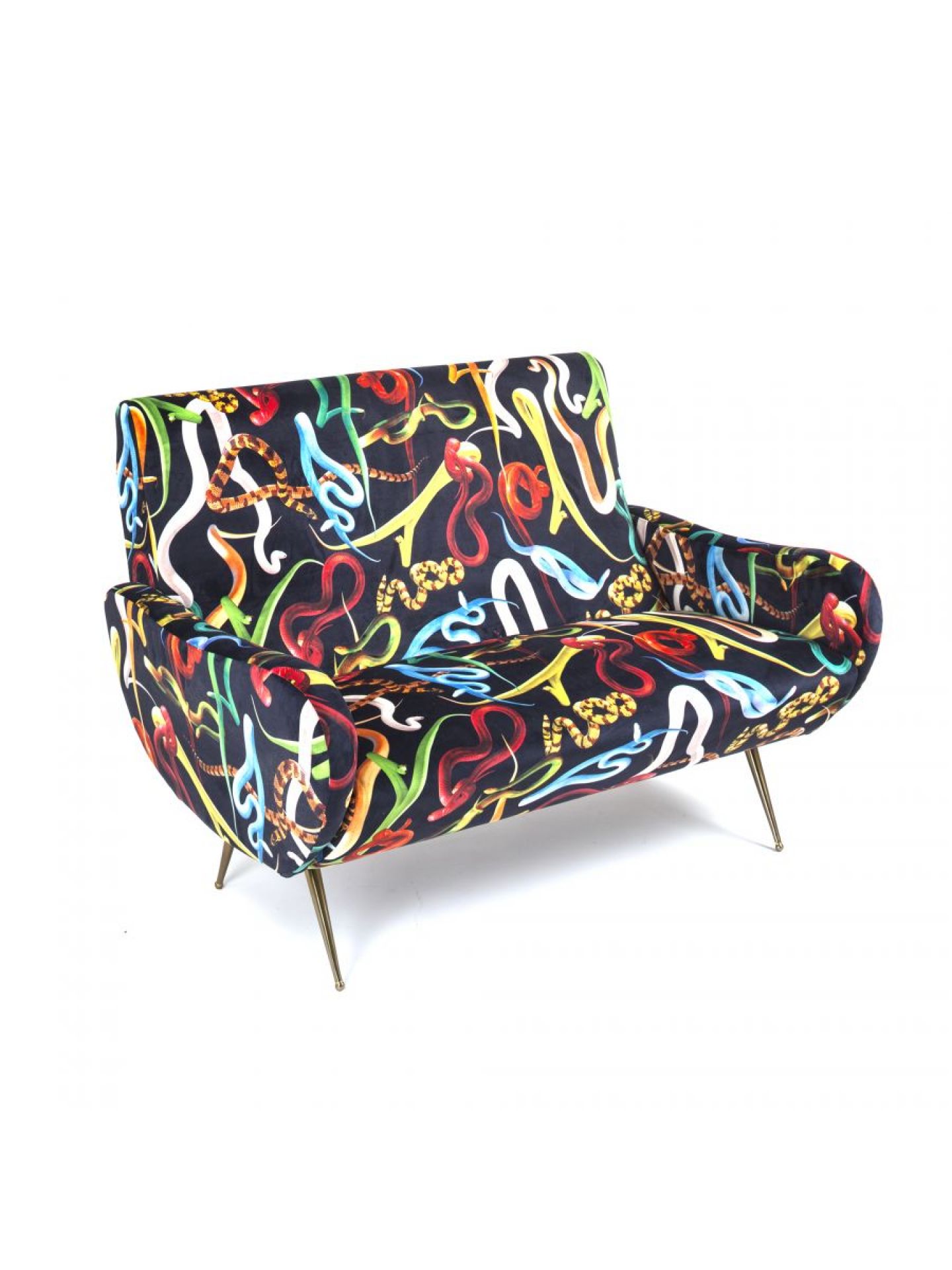 Toiletpaper 2-seater sofa Snakes Seletti