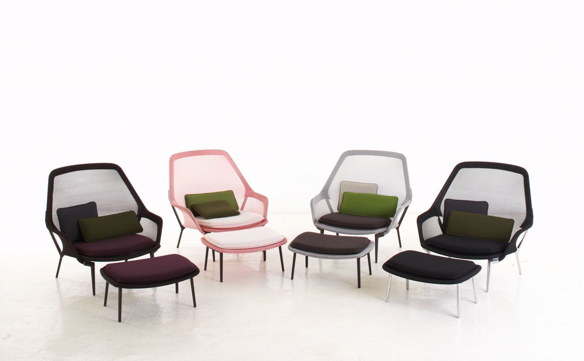 Slow Chair &amp; Ottoman Armchair Vitra