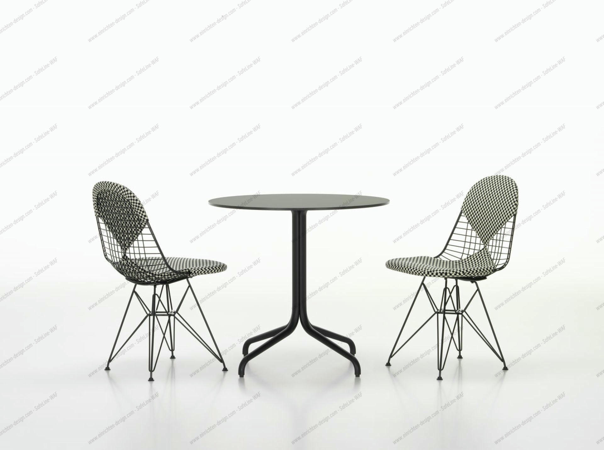 DKR-2 Wire Chair with seat and back cushion Vitra