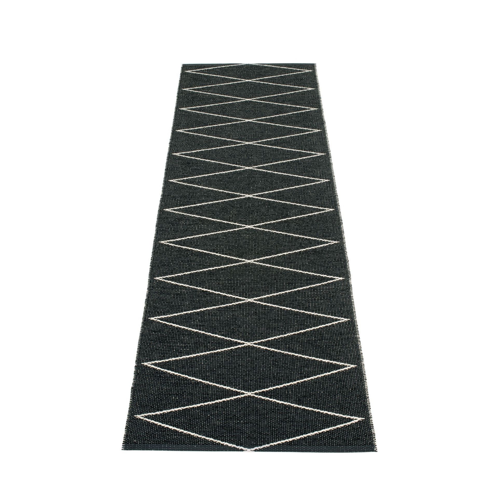 Max Plastic Carpet 70x240 cm Pappelina Black-Vanilla
