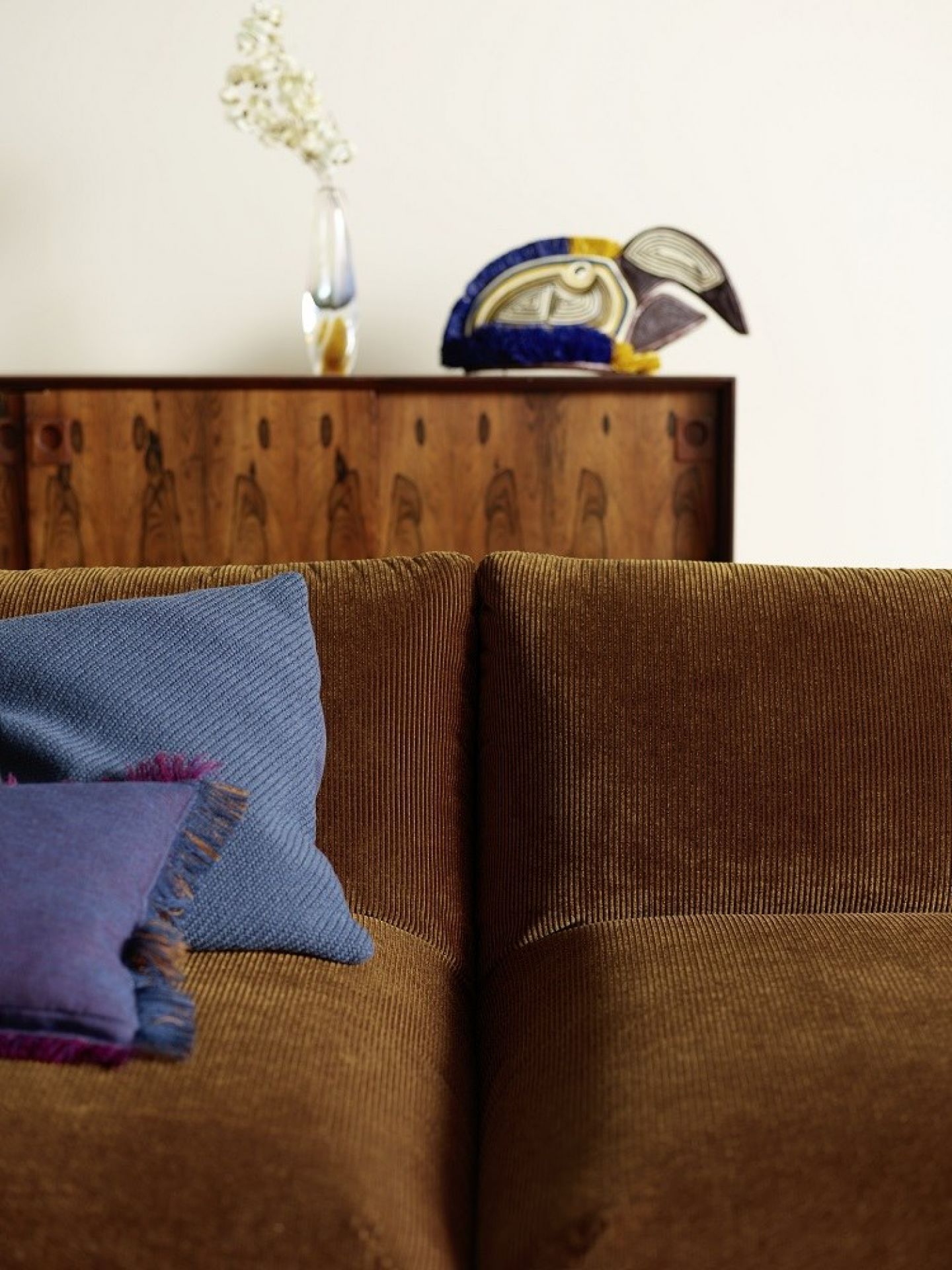 Jalis21 Sofa Fabric Cord Amber Cor