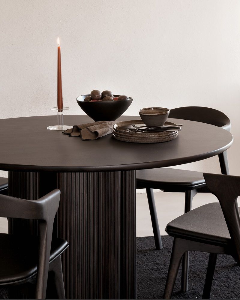 Bok Chair Oak brown / Leather brown Ethnicraft 