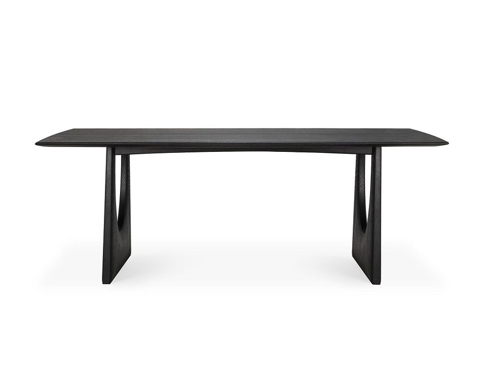 Geometric Dining table Oak black Ethnicraft