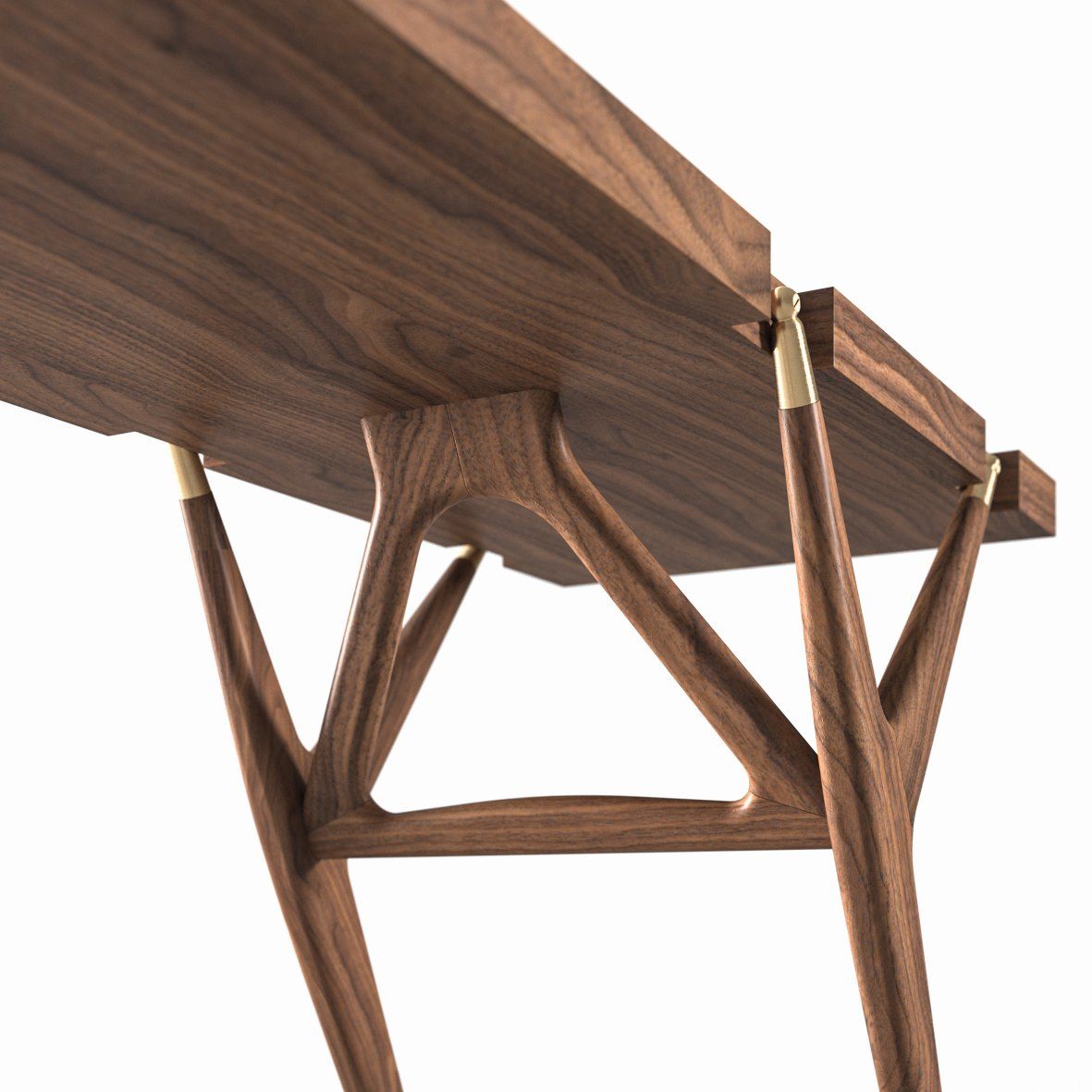 819 PA'1947 Console table American walnut Cassina