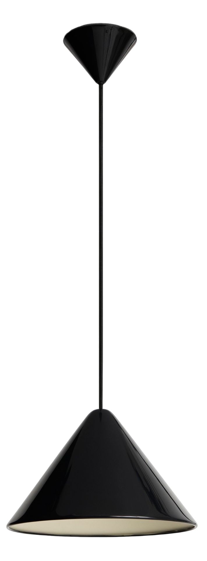 Compass Pendant 260 Pendant Lamp Aluminium Soft black Hay