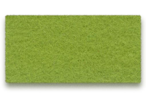 Detailaufnahme eines grünen Filzelements für den Hey Sign Welle Paravent, schalldämmend und dekorativ.