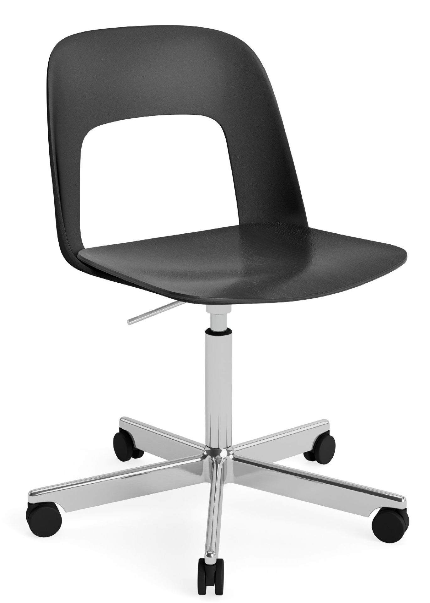 Layout Side Chair 142 5-star swivel base chair Hay  