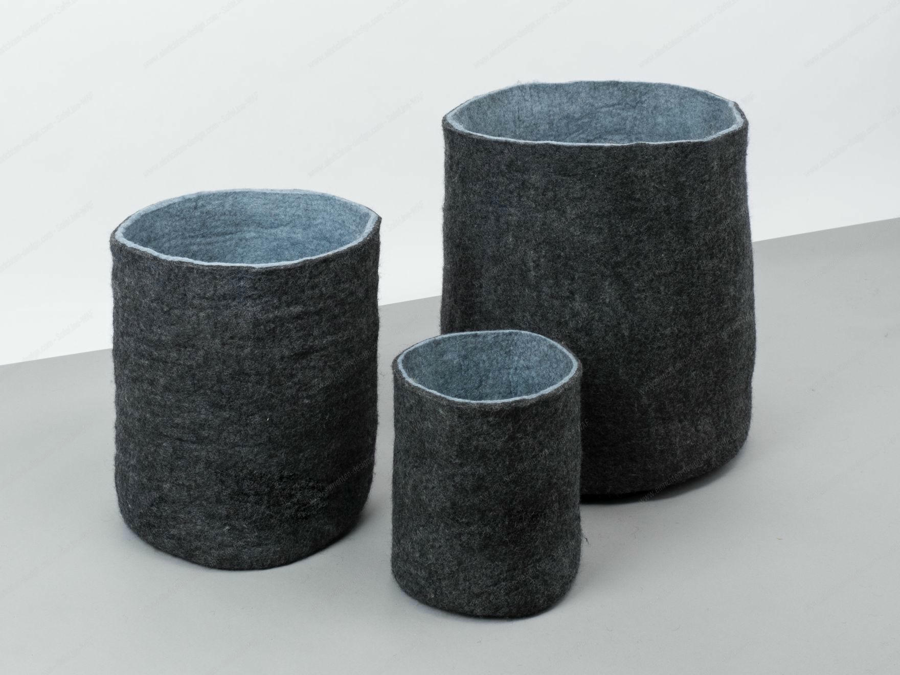 Felt basket L Hugo myfelt
