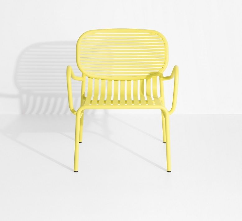 Week-End Garden Armchair Petite Friture Yellow