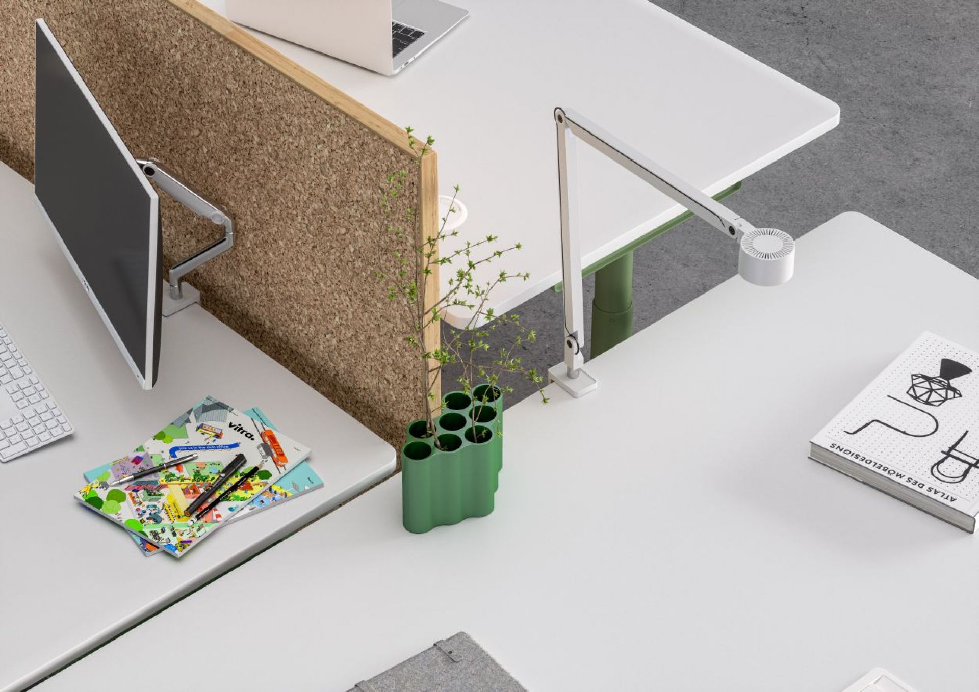 Tyde 2 Sitting and Standing table 140 cm Vitra