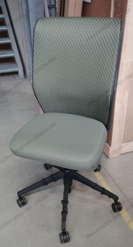 ID Chair - ID Mesh with lumbar support Office swivel chair OLIVE GREEN Vitra SINGLE PIECES