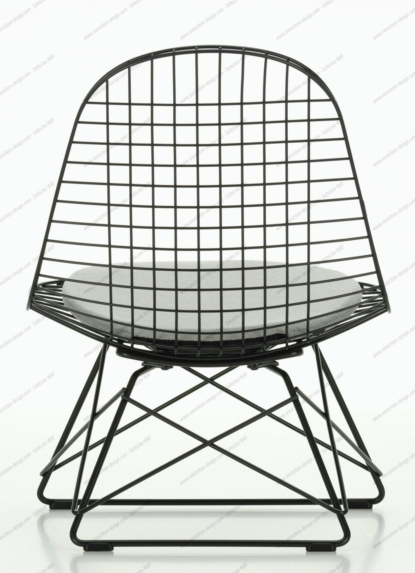 LKR-5 Wire Chair Chair with Seat Cushion Vitra