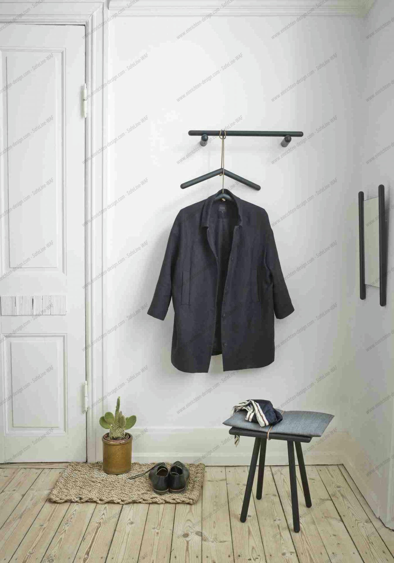 Georg Stool black lacquered oak stool Skagerak by Fritz Hansen
