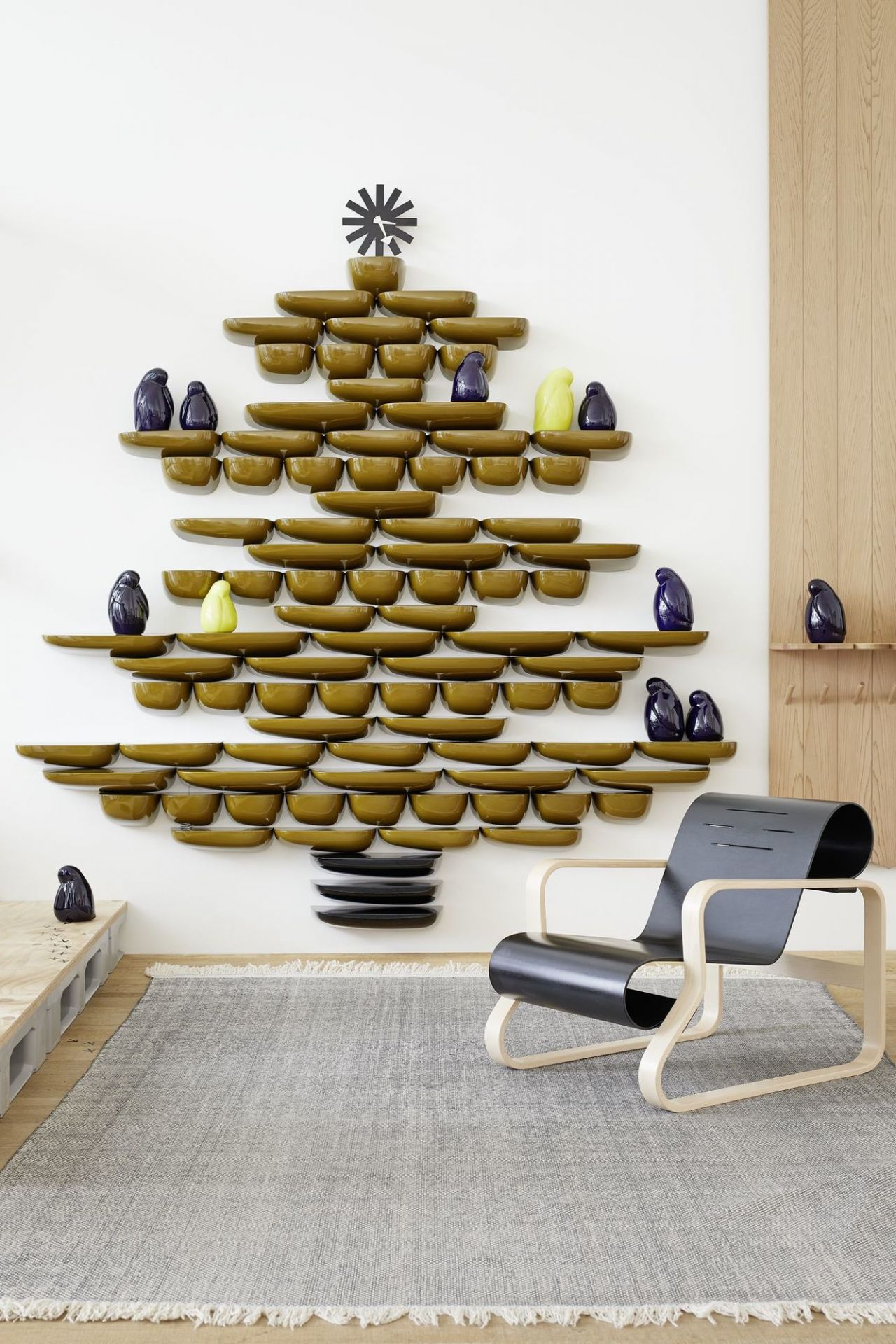 Corniches Wall board Large Vitra Dark grey