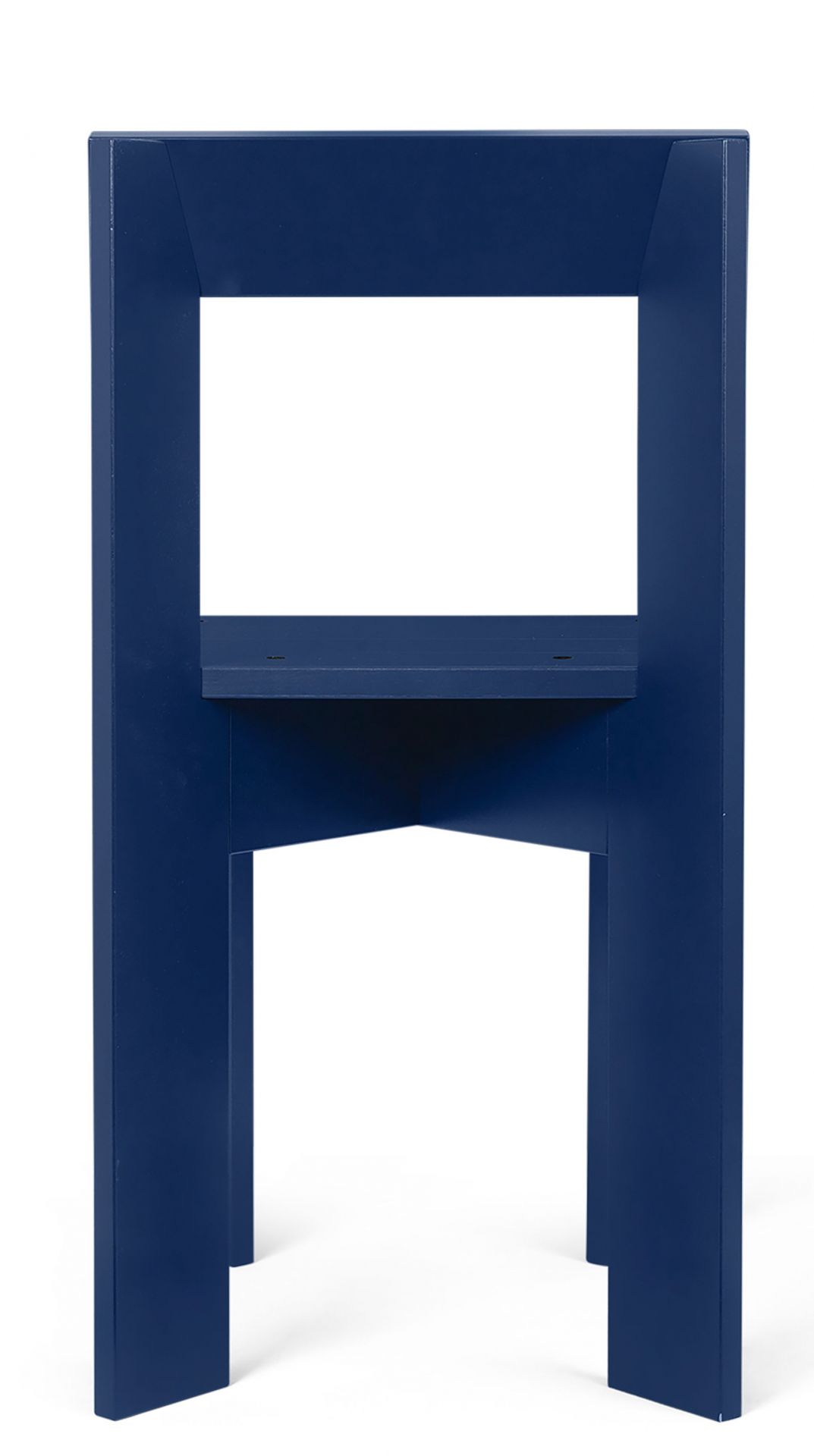 Ark Dining Chair Ferm Living Beech blue lacquered Ark Dining Chair Ferm Living Beech blue lacquered