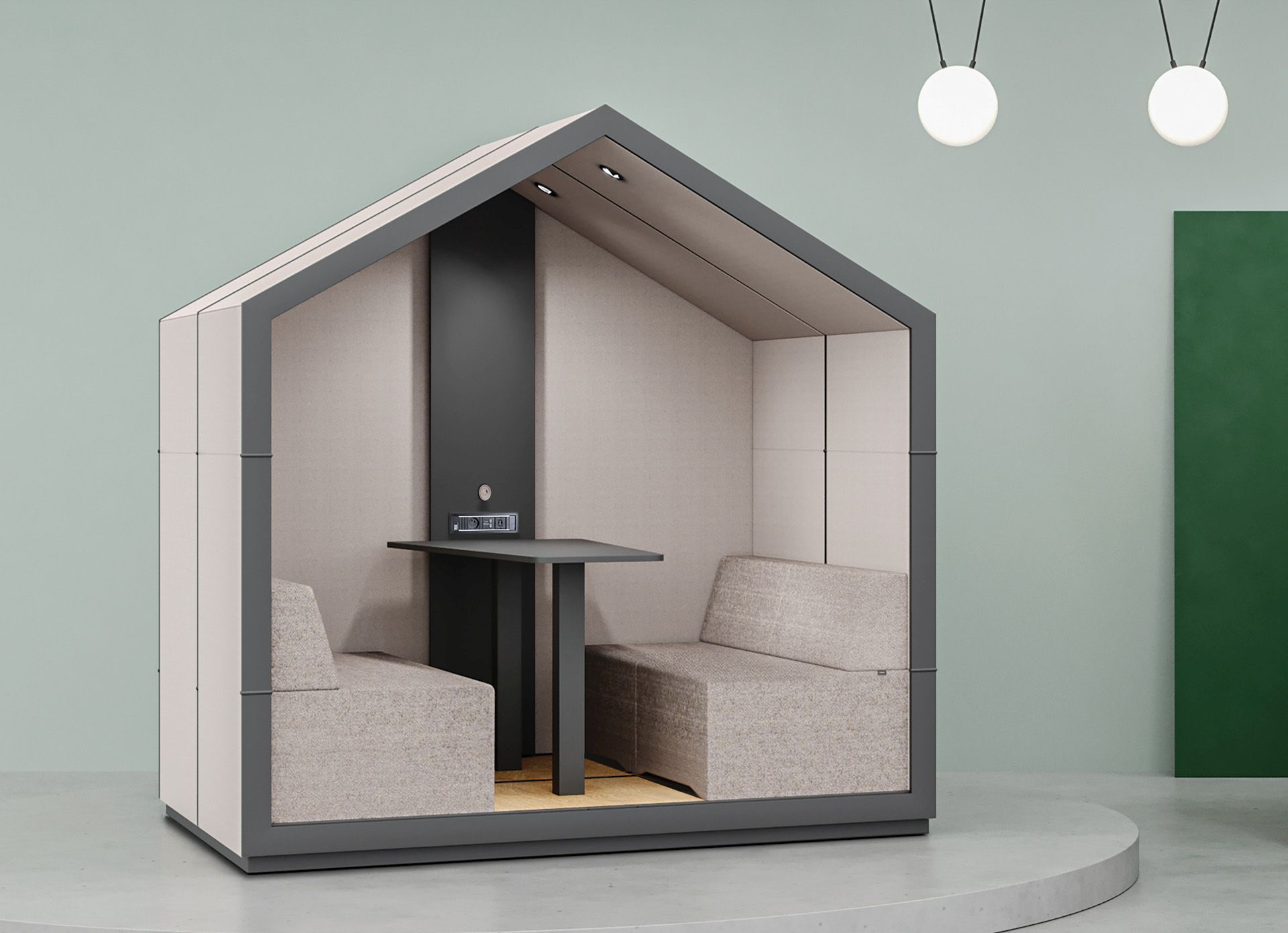 treehouse TH 4 Acoustic furniture for 4 persons Bejot