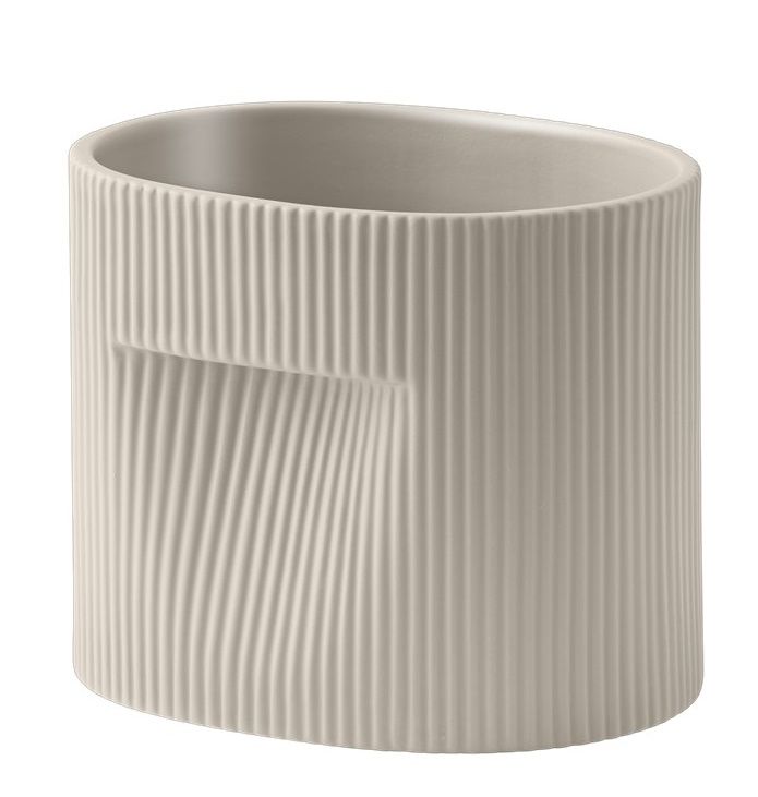 Ridge Planter Flowerpot Muuto H 15 cm