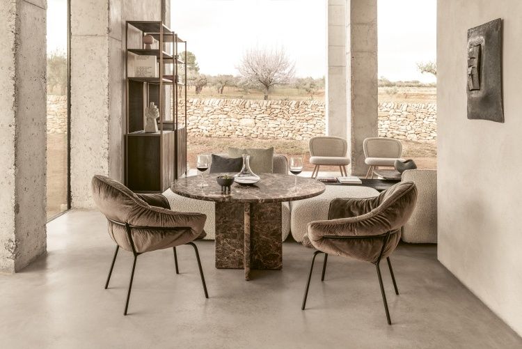 BC17 T-Rox table round dining table Janua Ø 110 x H 75 cm