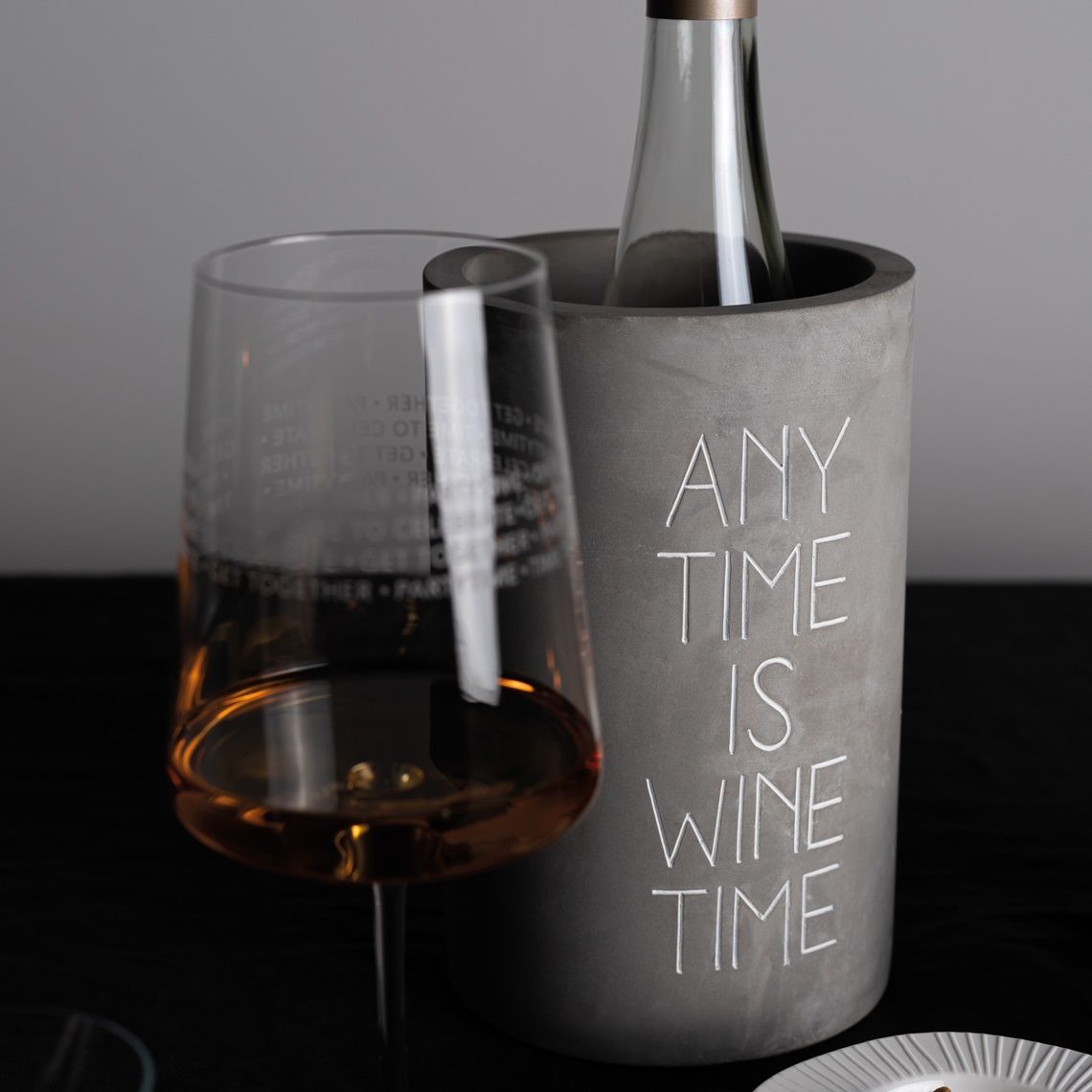Any time is wine time Wine cooler / bottle cooler wheels