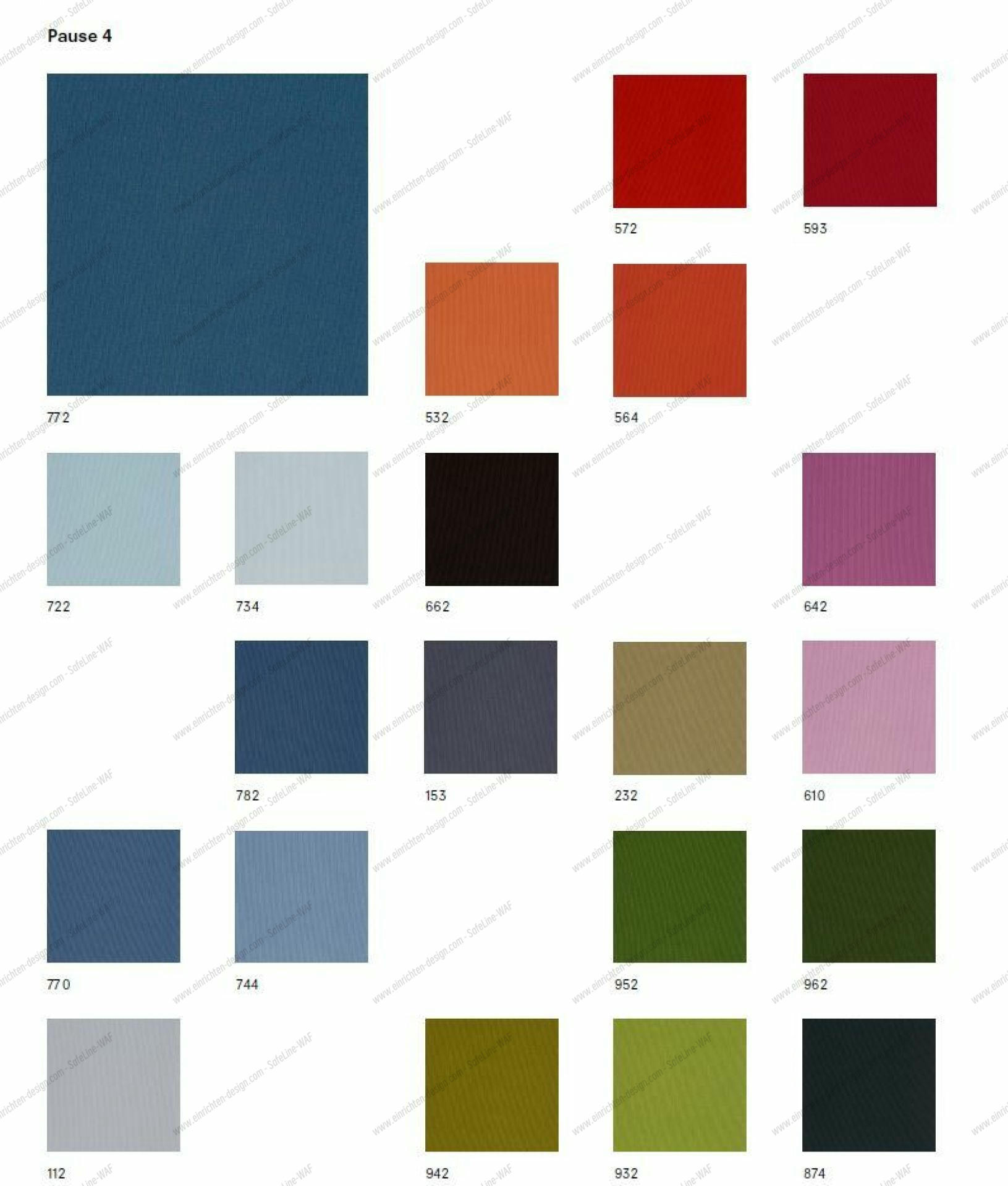 Fabric pattern card Pause 4 Kvadrat