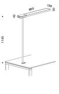 SLICE² Table Lamp Furniture shiny chrome Serien Lighting