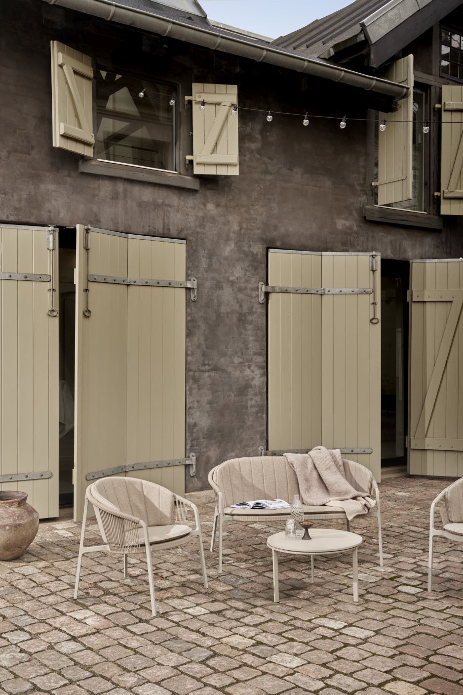 Lagrasse outdoor two-seater sofa Vipp