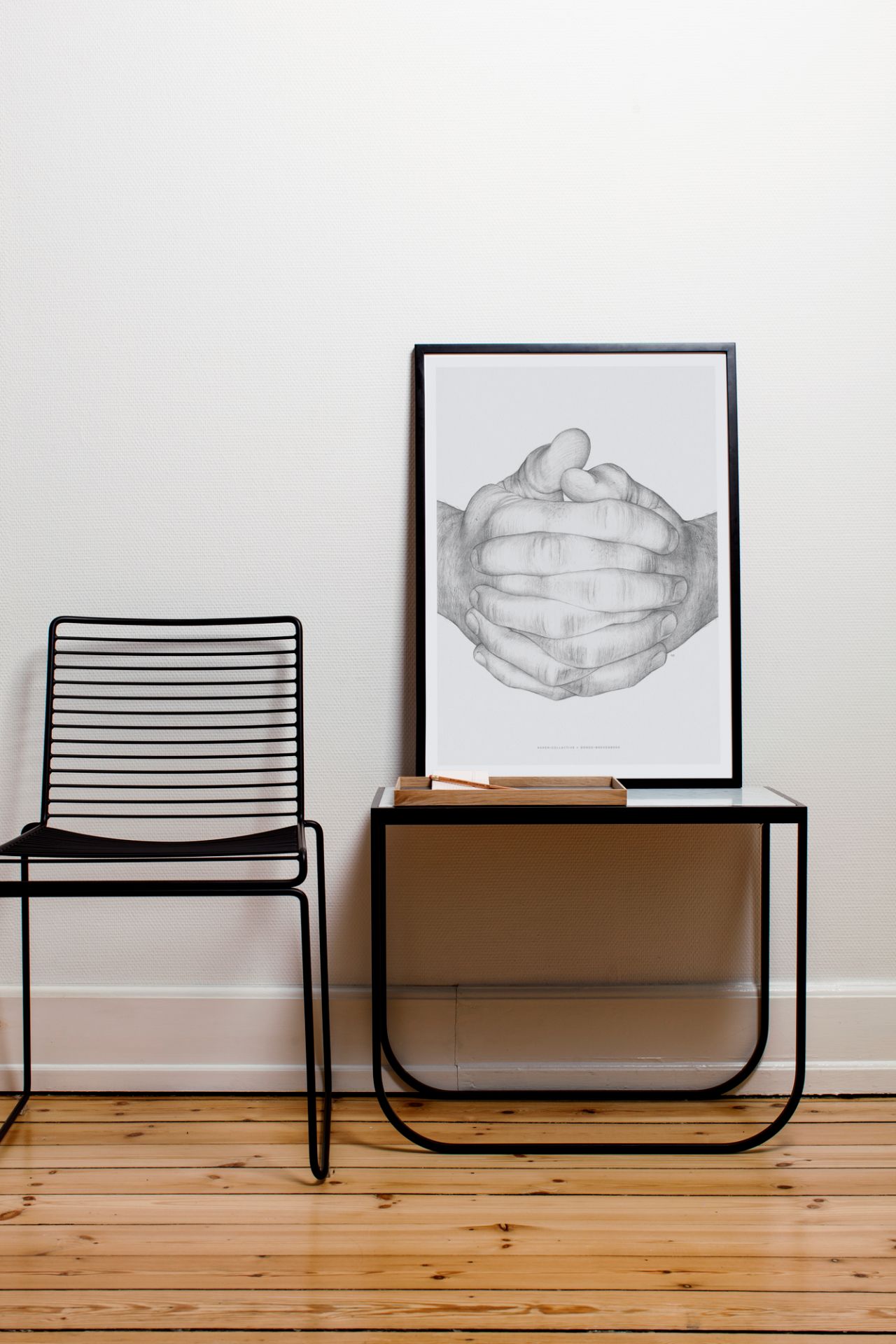 Folded Hands Poster Paper Collective SINGLE PIECES