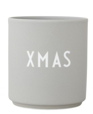 Favourite Cups XMAS LIGHT GREY Mug Design Letters SINGLE PIECES