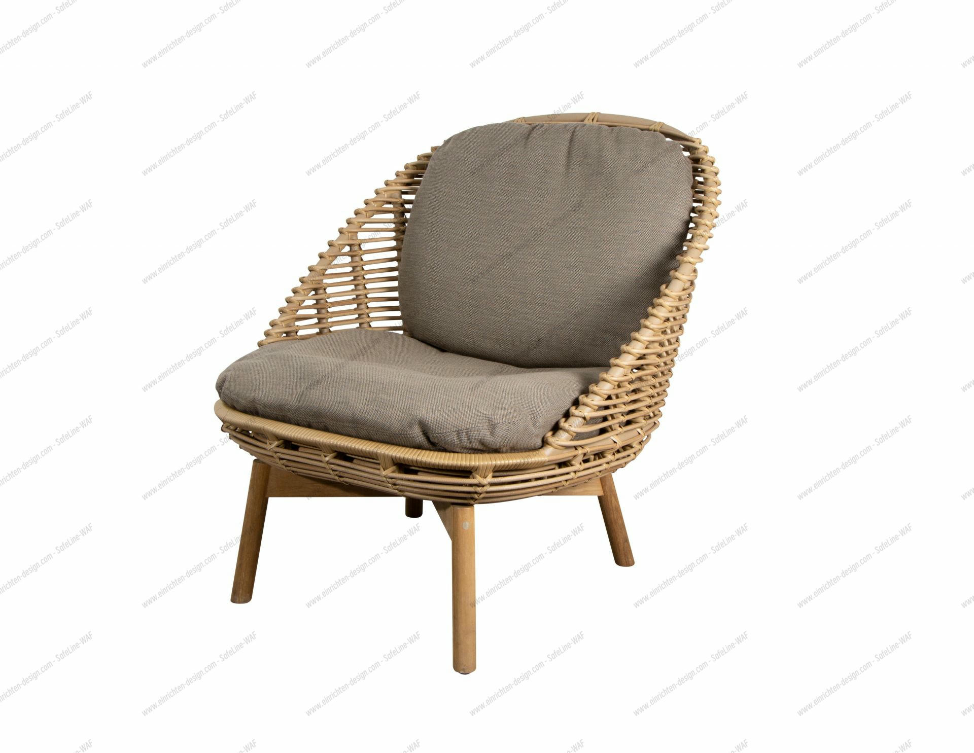 Hive back and seat cushions for Cane-Line hanging/lounge/highback chairs