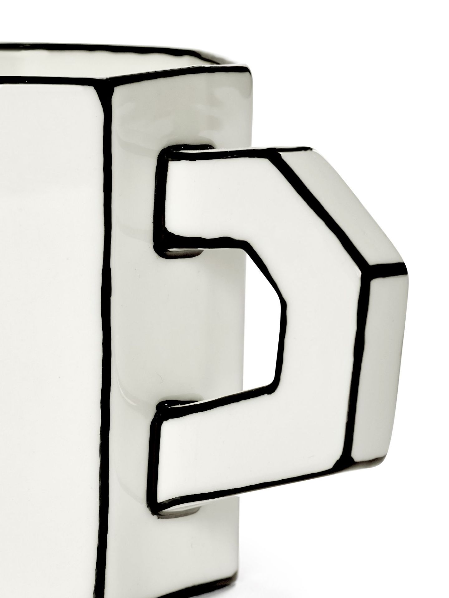 Teacup White/Black Carte Blanche Serax  