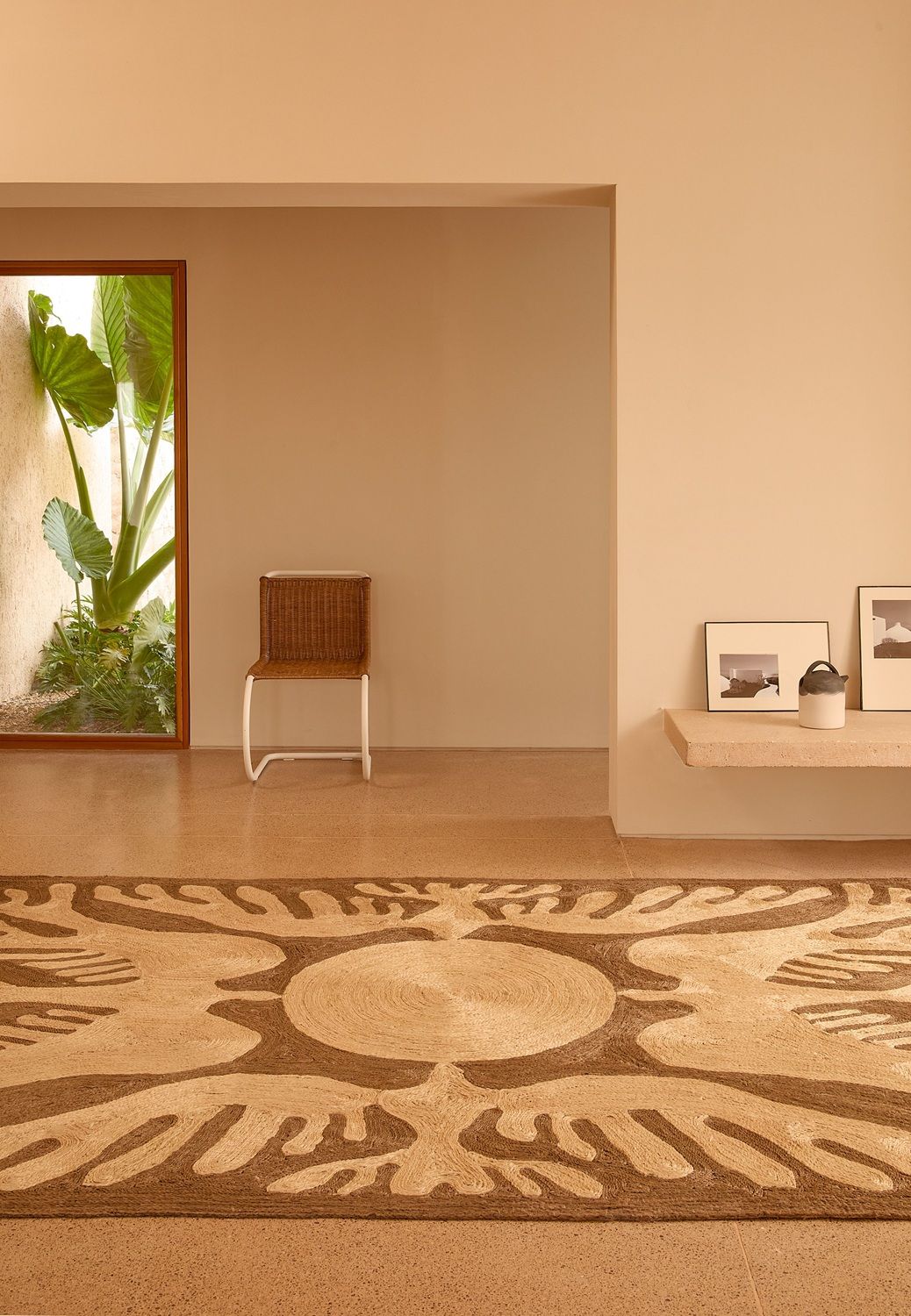Lucia Eames Sunbirds Carpet Charcoal Nanimarquina