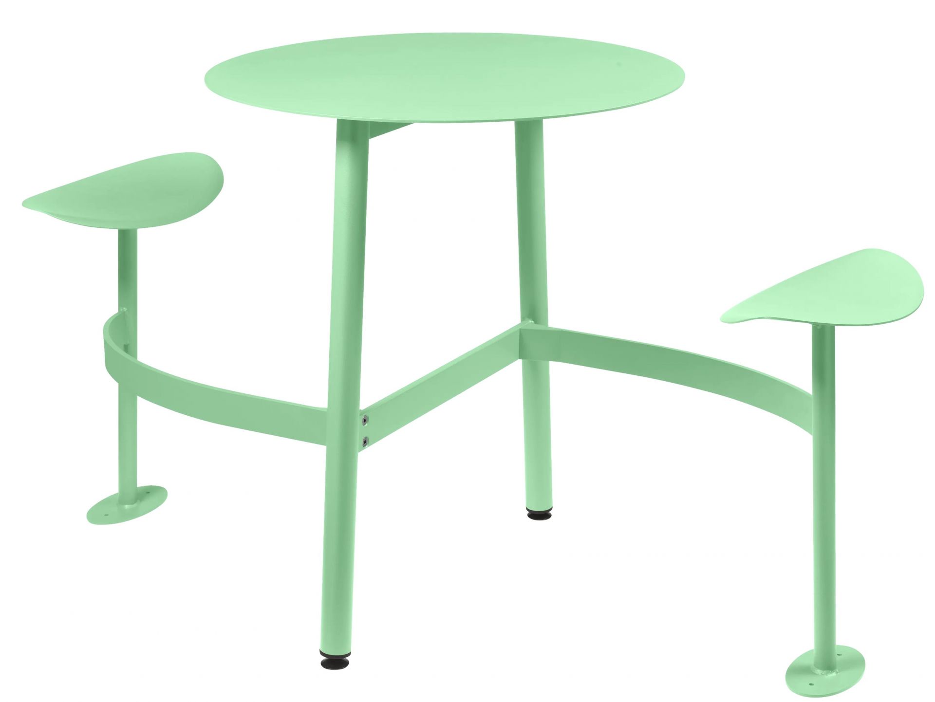 Bolder 2 Seater Table with Seats Outdoor Fermob Bolder 2 Seater Table with Seats Outdoor Fermob